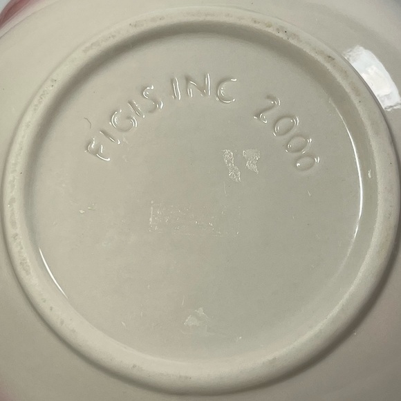 Vintage Snowman Face Mug Coffee Cocoa Cups Stacking Set of 2 Figis Inc 2000 - Picture 9 of 12